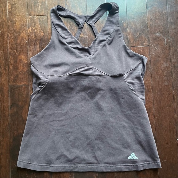 adidas Tops - Adidas Climacool Workout Tank Top Women Size XL Dark purple Activewear